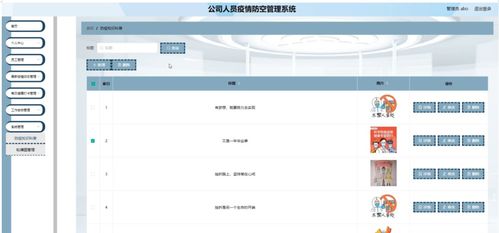 Java SSM框架下的公司人員疫情防控管理系統設計與實現